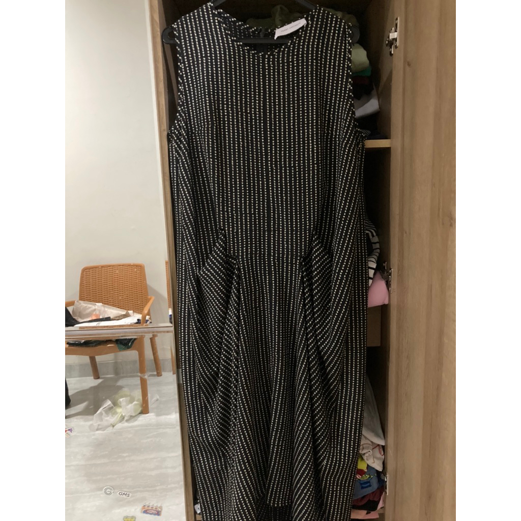 peggy hartanto black dot dress (preloved)