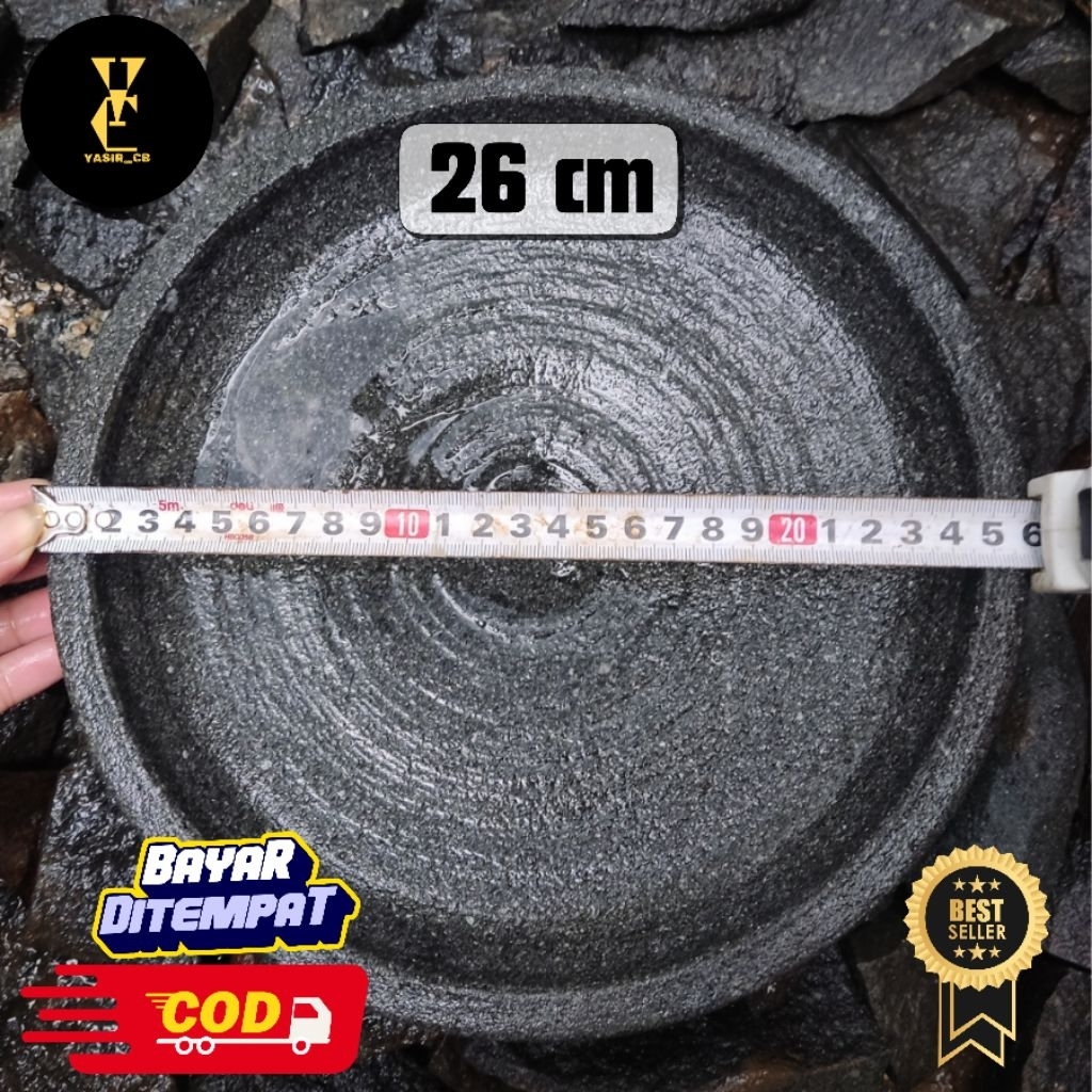 COBEK BUBUT khas bogor anti luntur COCOK buat usaha pecel lele,gado gado dll free ulekan 100% batu a