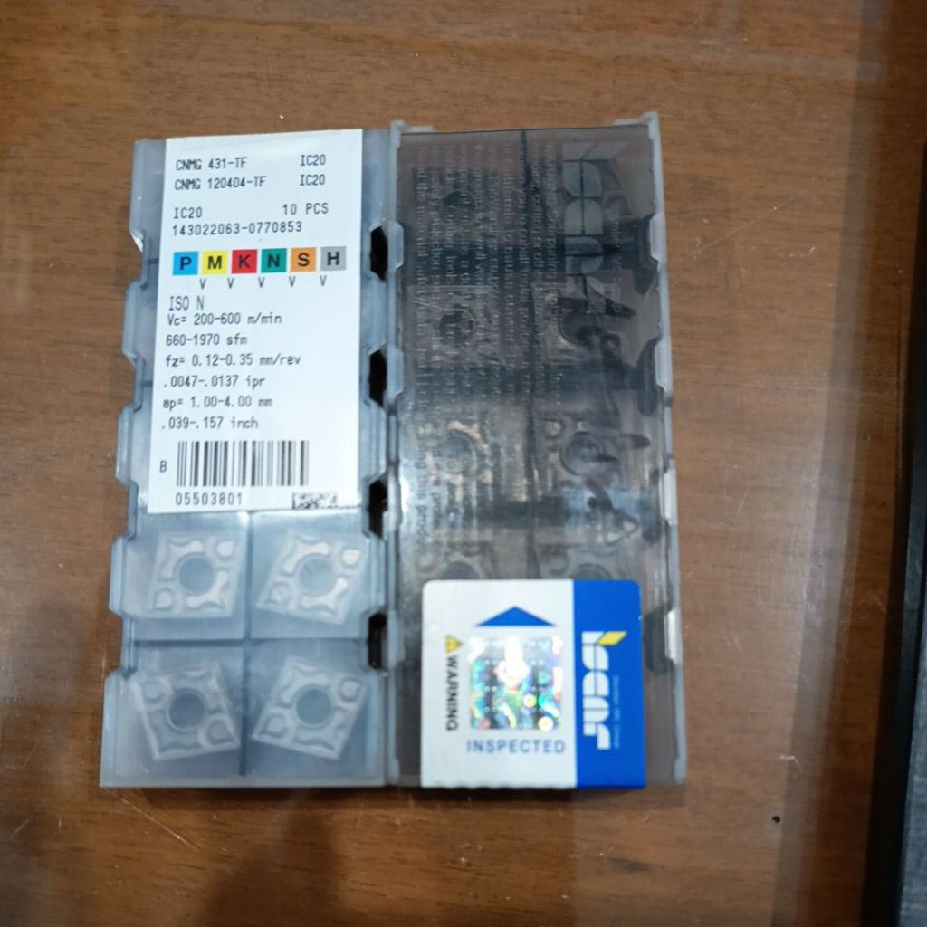 insert Iscar CNMG 120404-TF Baru