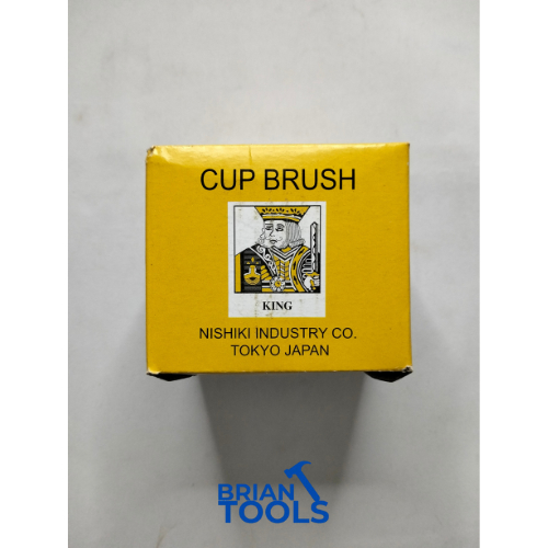 Sikat Mangkok KING Kuning Sikat Baja Kawat Mangkok Kuning