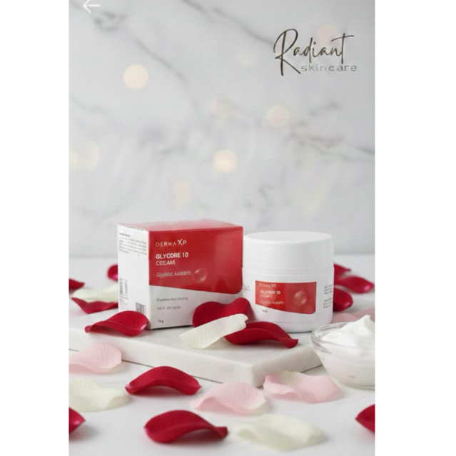GLYCORE 10% Cream ORIGINAL - Krim Penghilang Bekas Jerawat & Flek Hitam