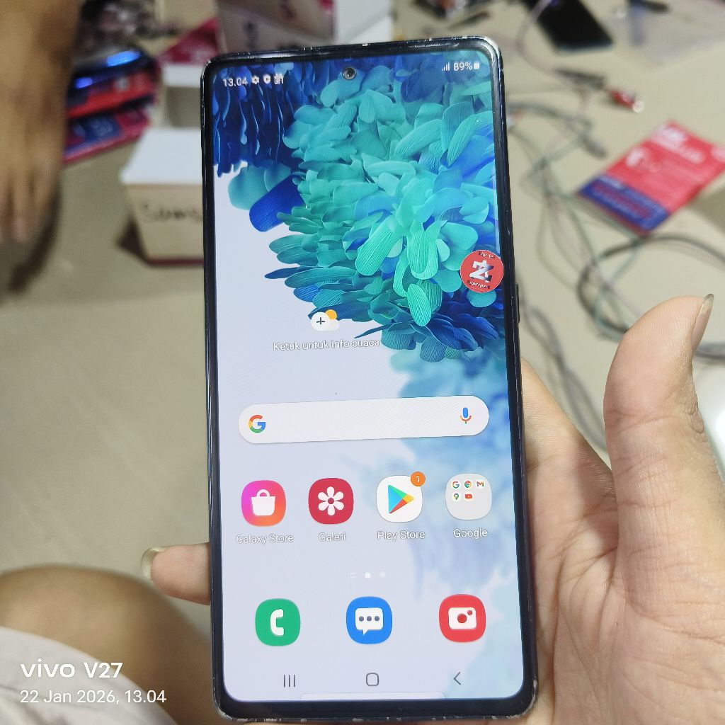 LCD + FRAME SAMSUNG S20 FE G780F ORI AMOLED SECOND COPOTAN SAMSUNG