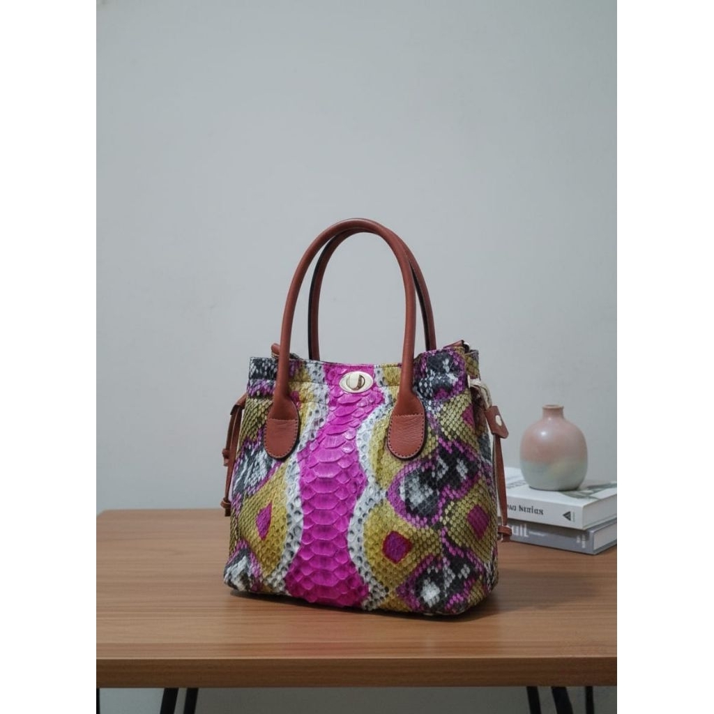 Tas Handbag Motif Ular Premium