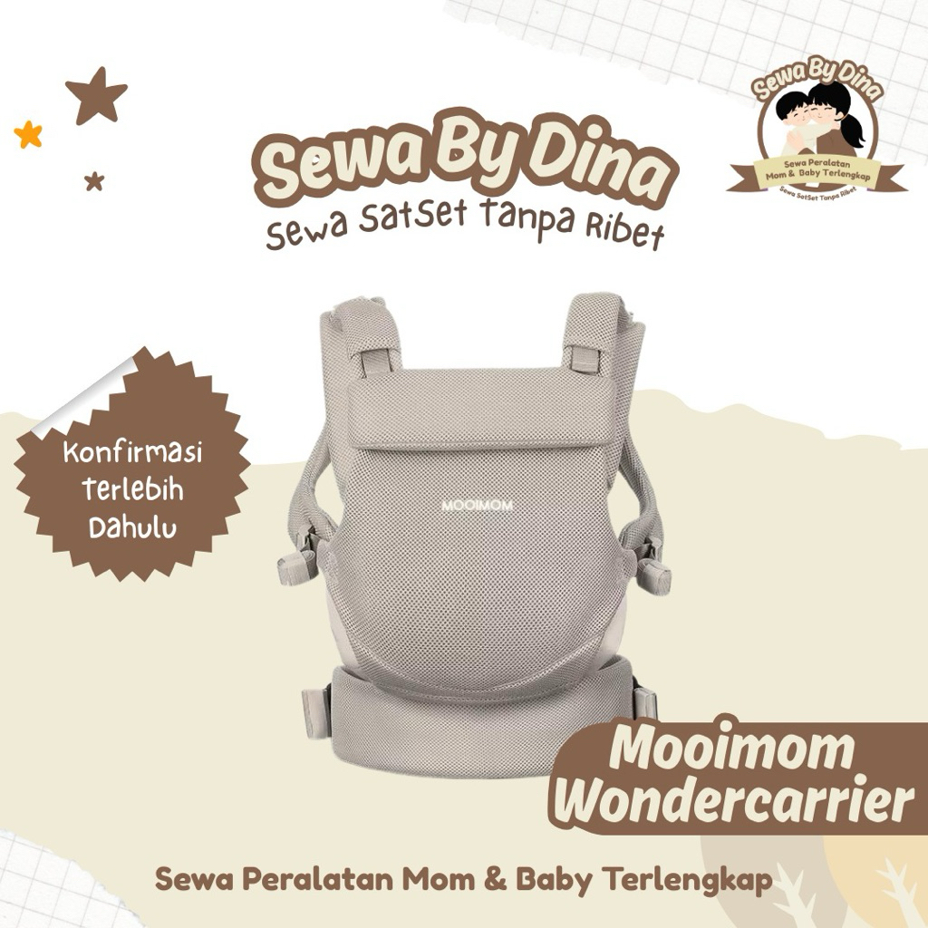SEWA GENDONGAN MOOIMOM WONDER CARRIER