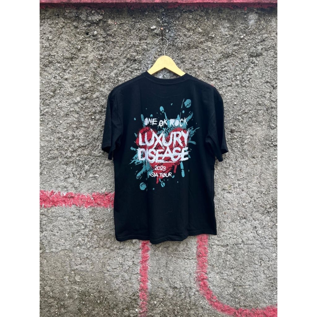 Tshirt/Kaos ONE OK ROCK Luxury Disease Asia Tour 2023 Official Merch Original Type D