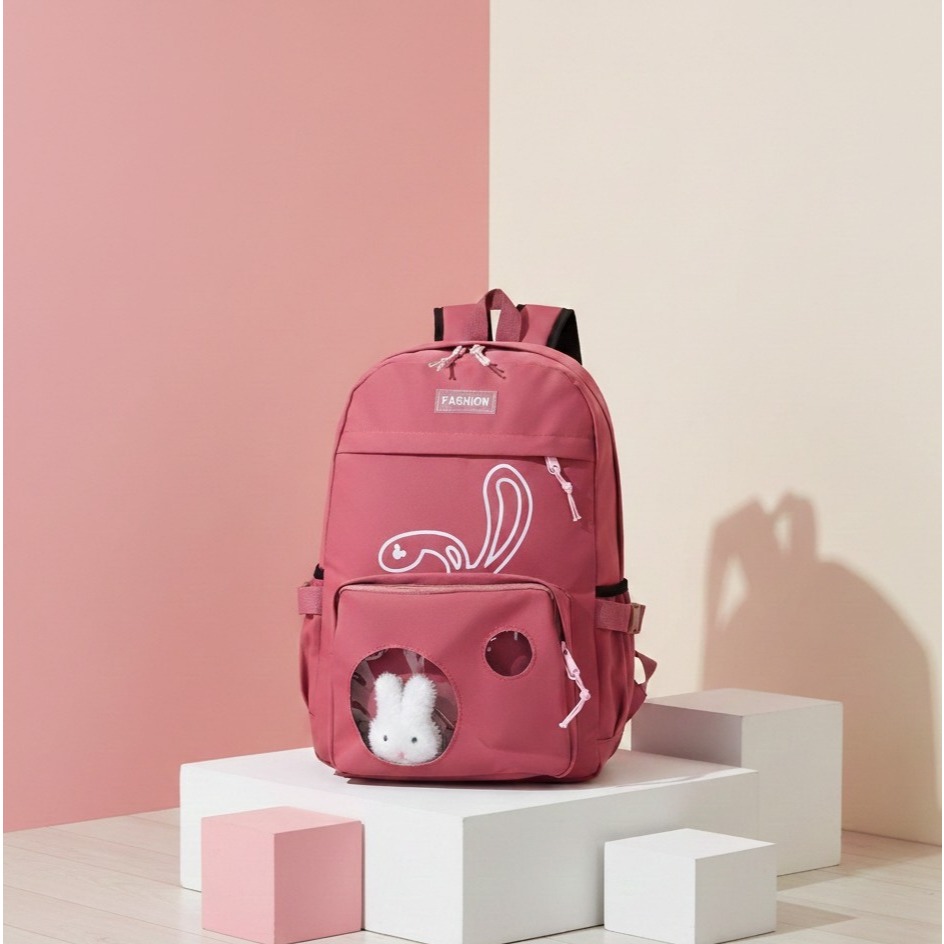 Tas Ransel Anak Perempuan Parasut Waterproof Tas Sekolah Fashion #X-18