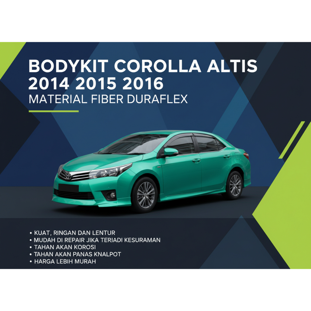 BODYKIT COROLLA ALTIS 2014 2015 2016 BODY KIT ALTIS