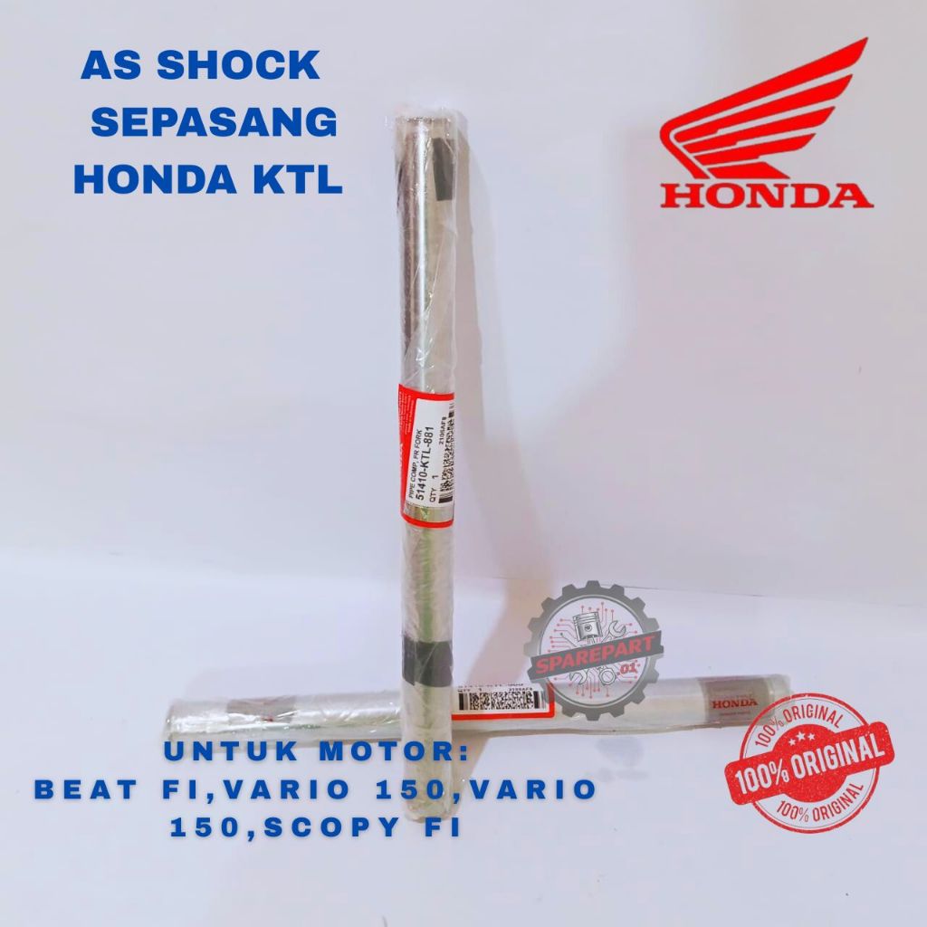 AS SHOCK ORIGINAL  HONDA KTL BEAT, AS SHOCK BEAT FI, AS SHOCK VARIO 150, AS SHOCK SCOPY