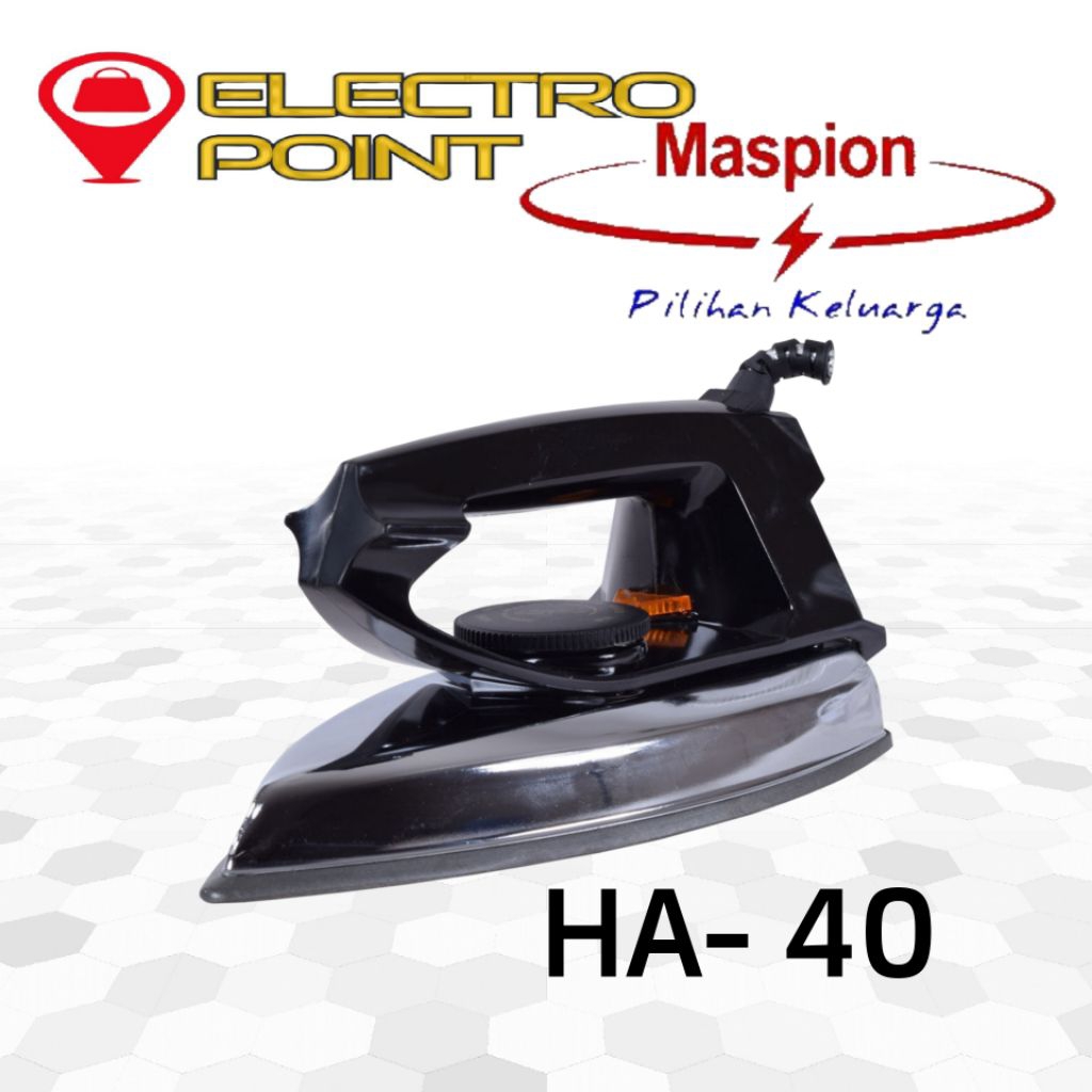 MASPION setrika listrik HA-40, setrika elektrik maspion HA40