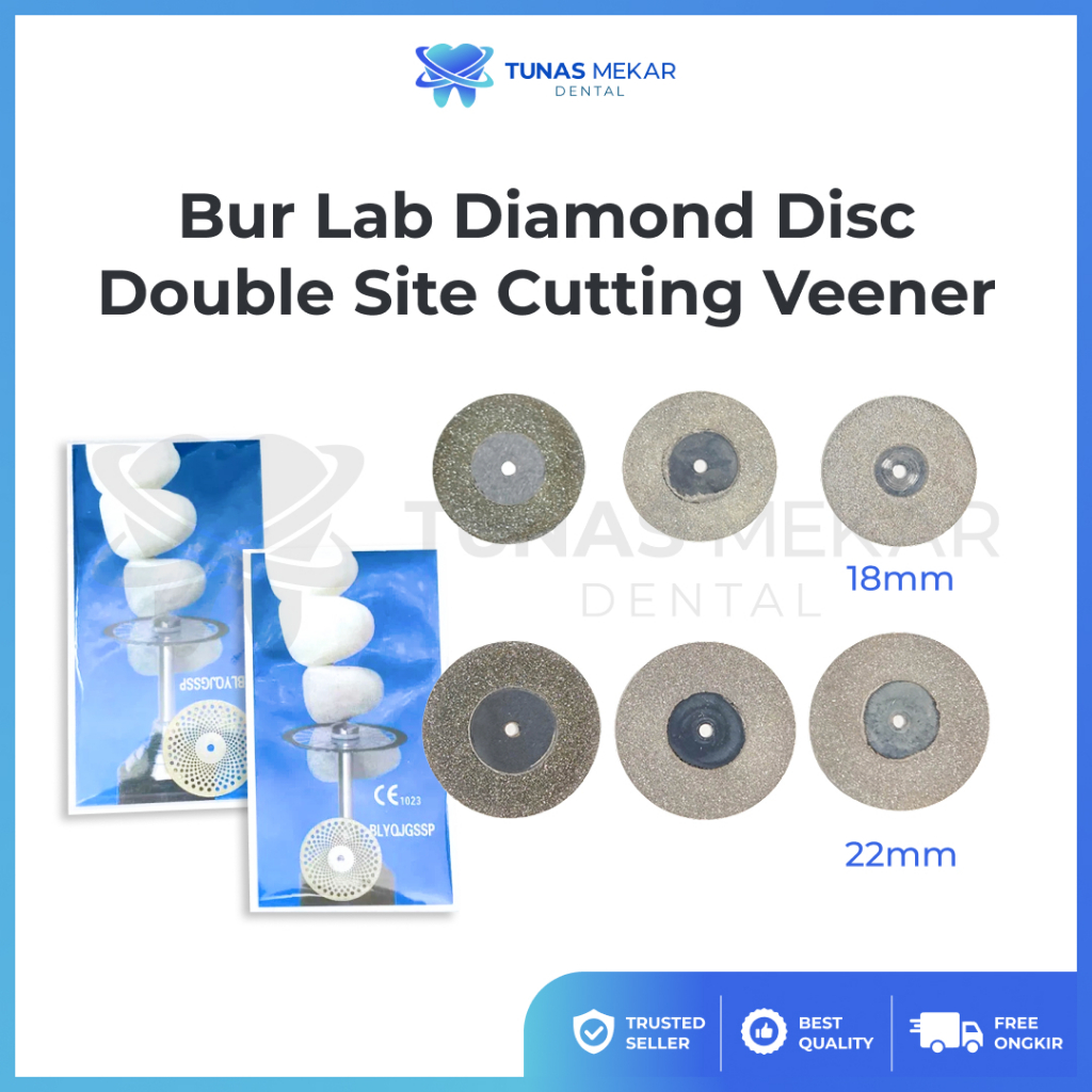 Dental Bur Lab Diamond Disc Disk Disc Double Side Cutting Veener