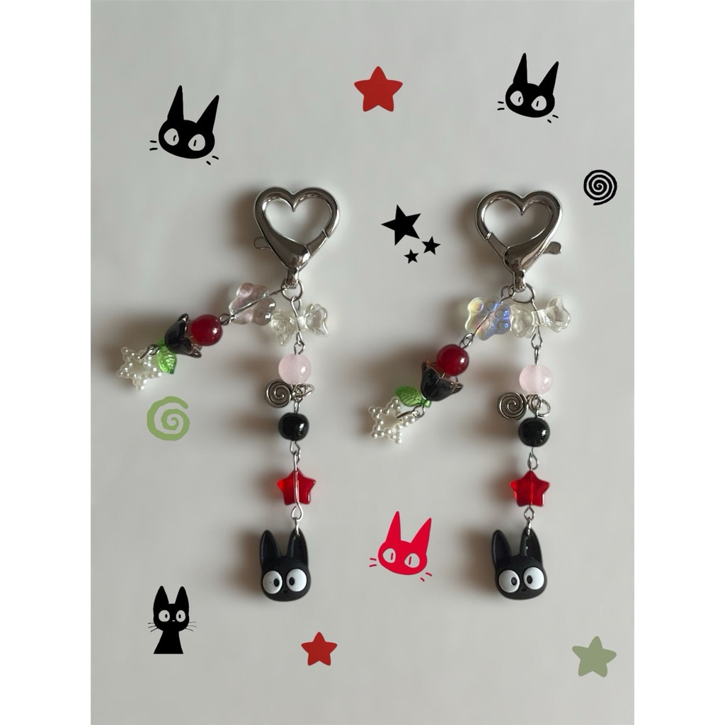 Ghibli Jiji Keychain // Gantungan Kunci Ghibli