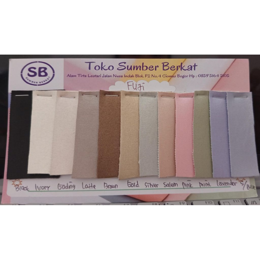 bahan kulit imitasi, kain Sintetis FUJI/ METERAN (1.45m x 1m) untuk tas dan sepatu