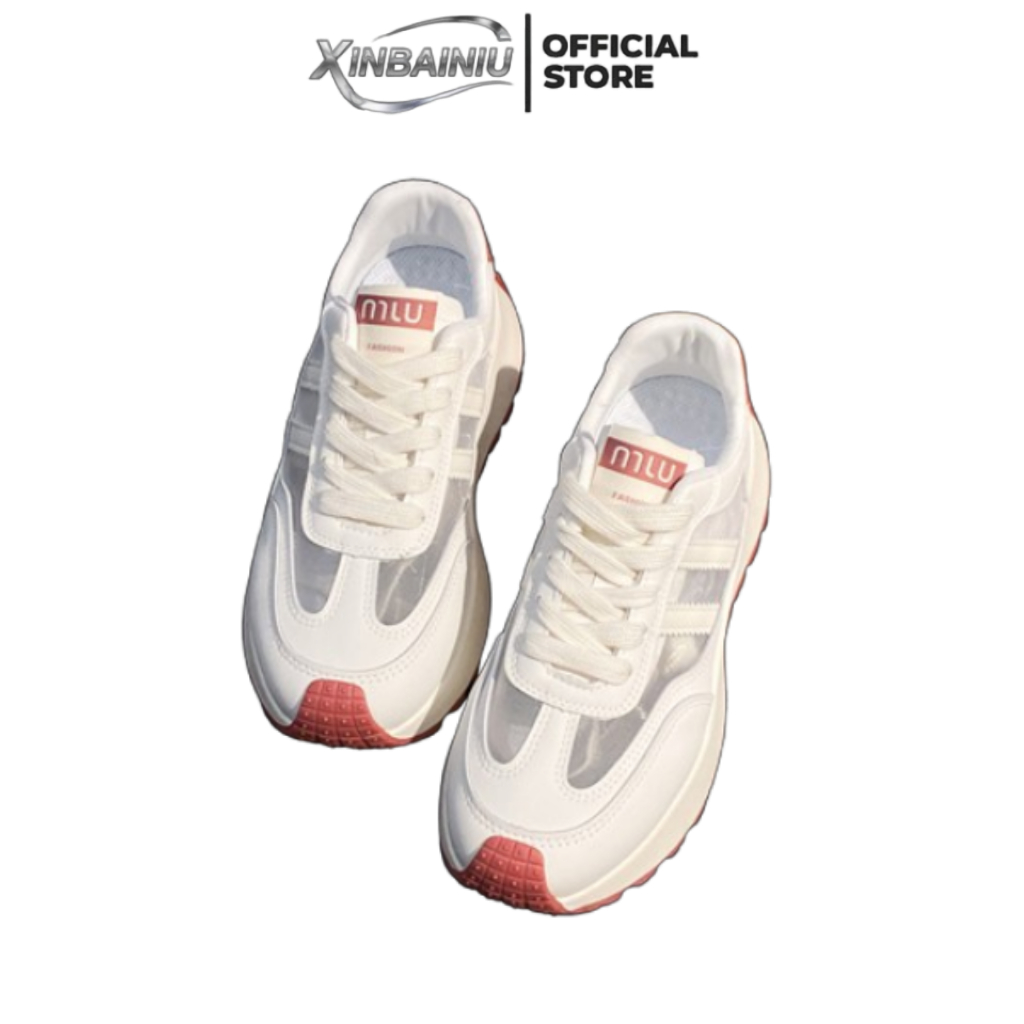 XINBAINIU Sepatu Sneakers Wanita Tinggi 5/10cm