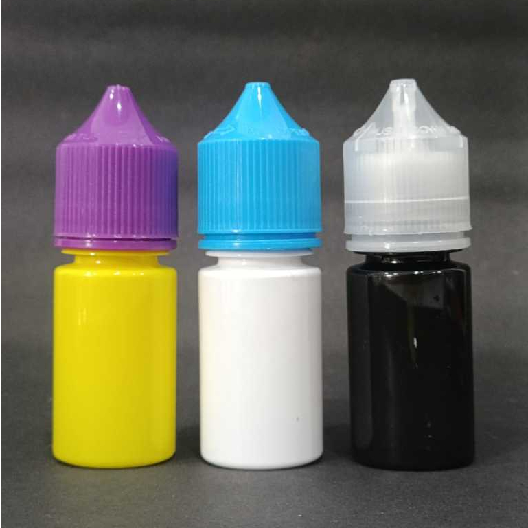 BOTOL BANDUNG WARNA RANDOM BOTOL ESSEN 30ML / BOTOL LIQUID CHUBBY 30ML / BOTOL KOSONG 30ML