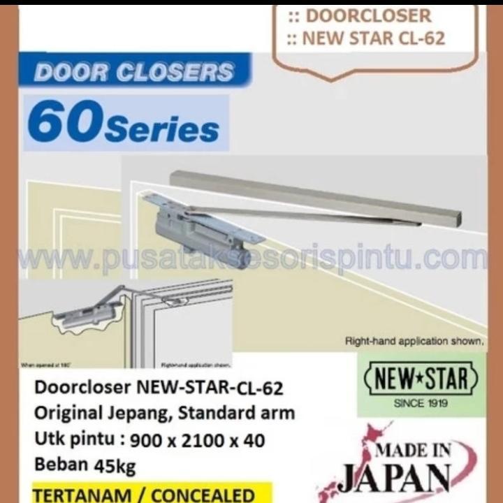 DOOR CLOSER NEWSTAR CL-62  DOOR CLOSER TANAM LEBAR 900