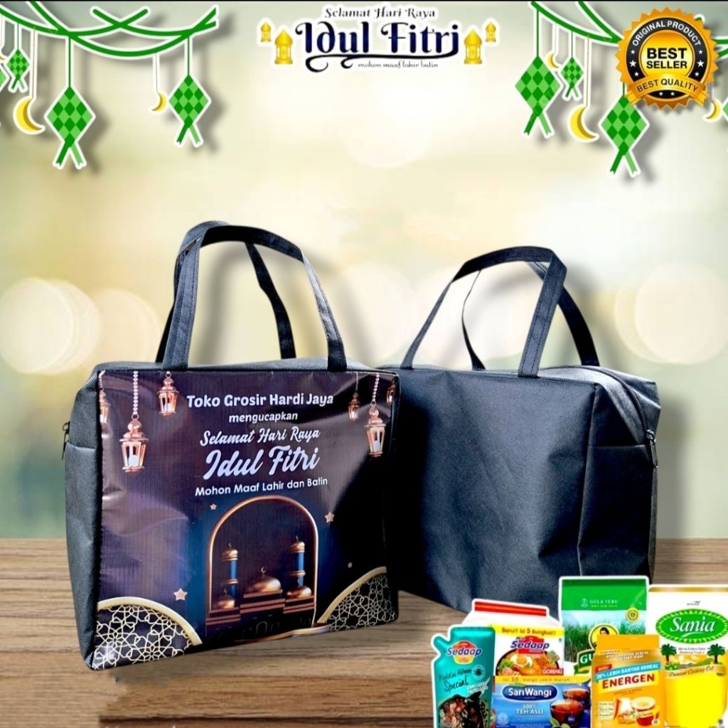 Tas Lebaran Custom/Tas Parcel Lebaran/Tas Idul Fitri/Hampers Lebaran