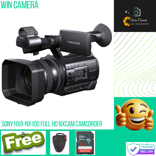 Sony HXR-NX100 Full HD NXCAM Camcorder / kamera Sony HXR-NX100 Full HD NXCAM Camcorder