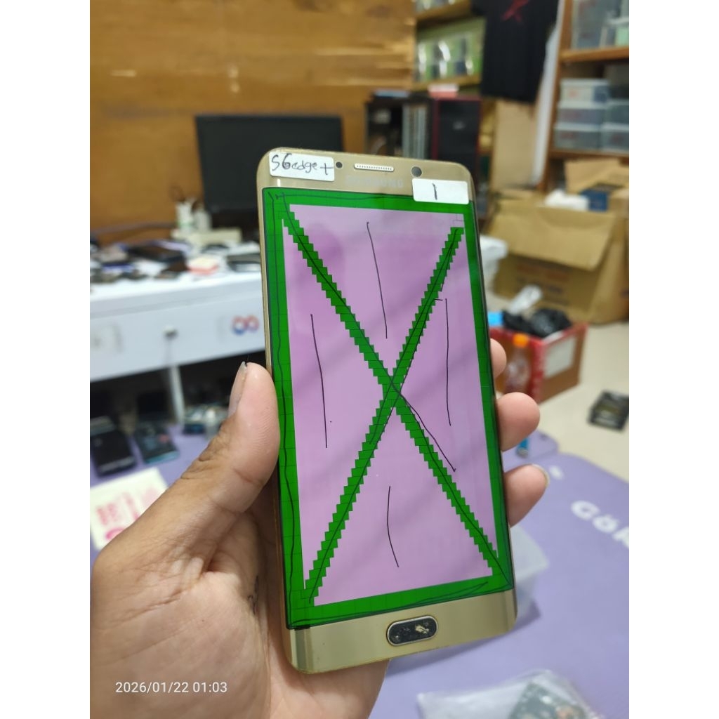 lcd original copotan samsung s6 edge +