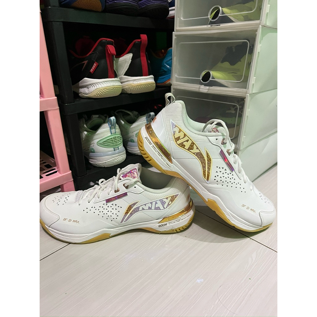 SEPATU BADMINTON @L-NNG_DF-01 MAX (size 46)