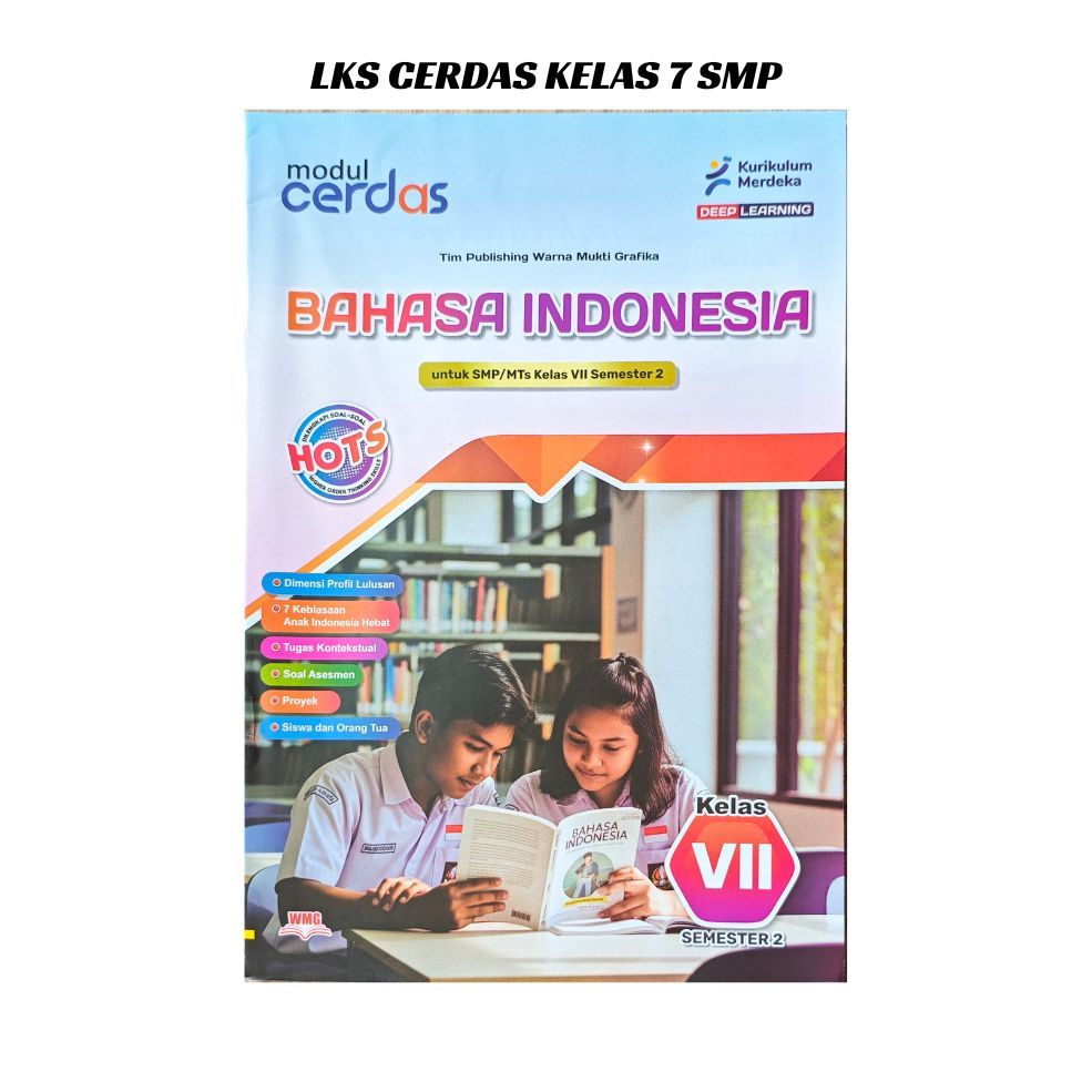 LKS Cerdas Bahasa Indonesia Kelas 7 Semester 2 Kurikulum Merdeka Latihan Soal BW
