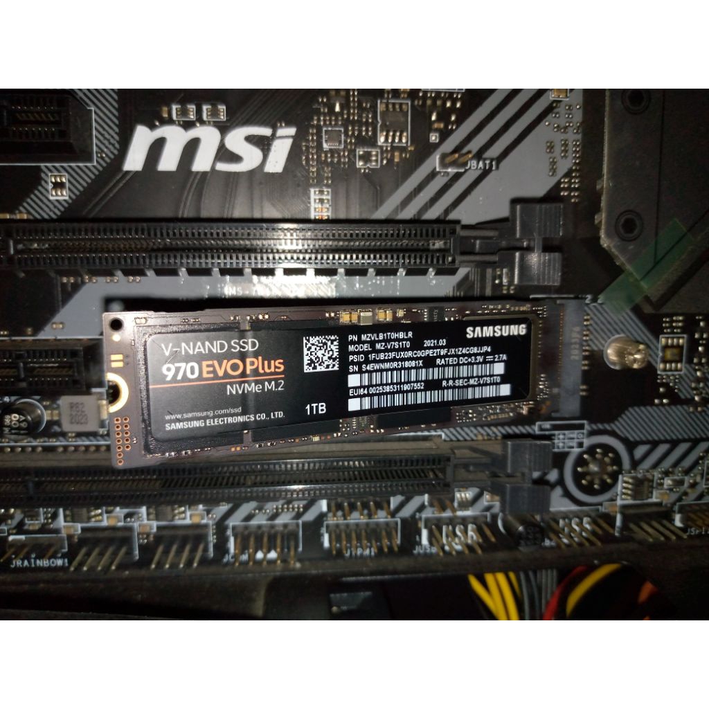 SSD Samsung 970 evo plus 1 tb NVMe