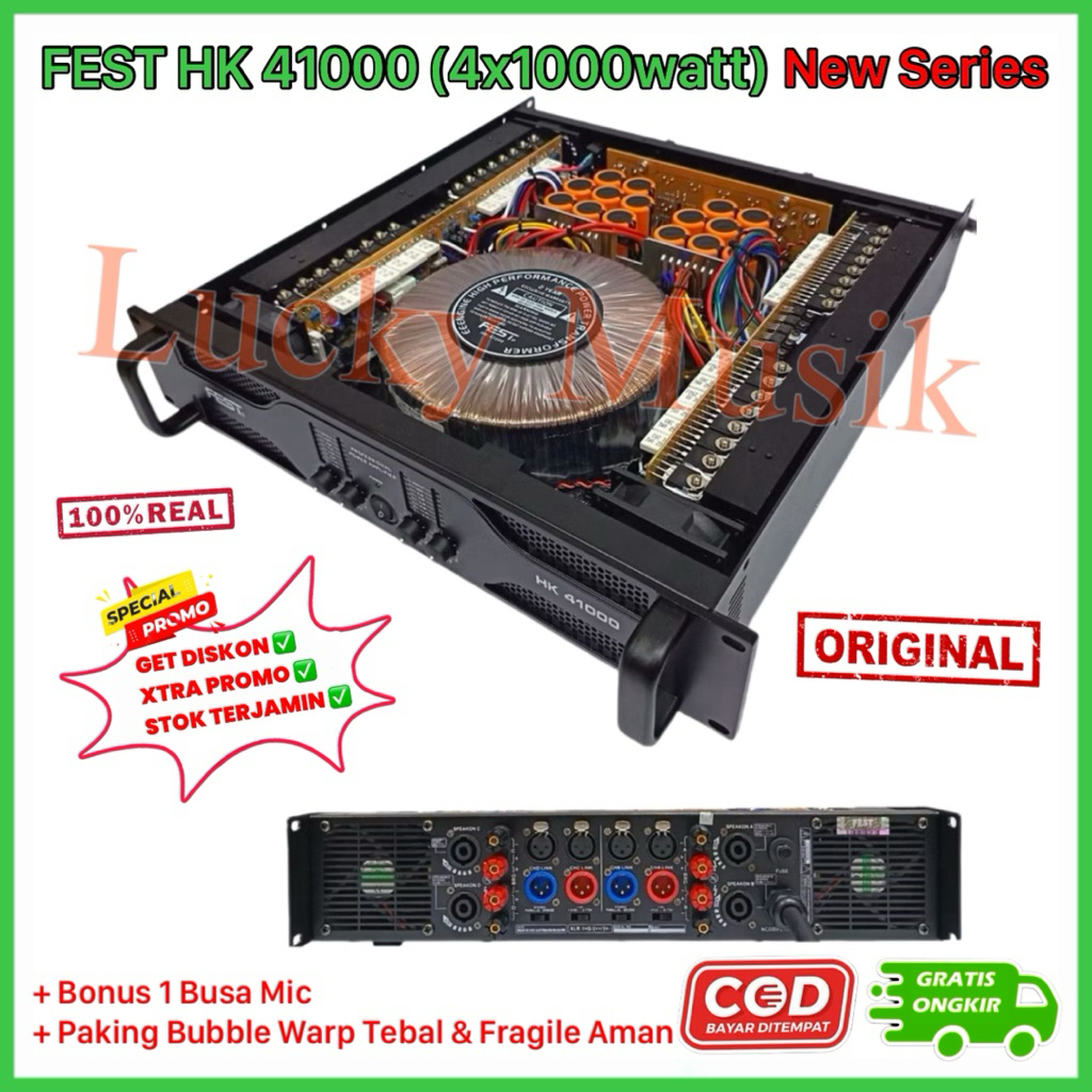 Power Fest HK 41000 Original Amplifier 4 Channel HK41000 power hk41000 power hk 41000 power fest hk 