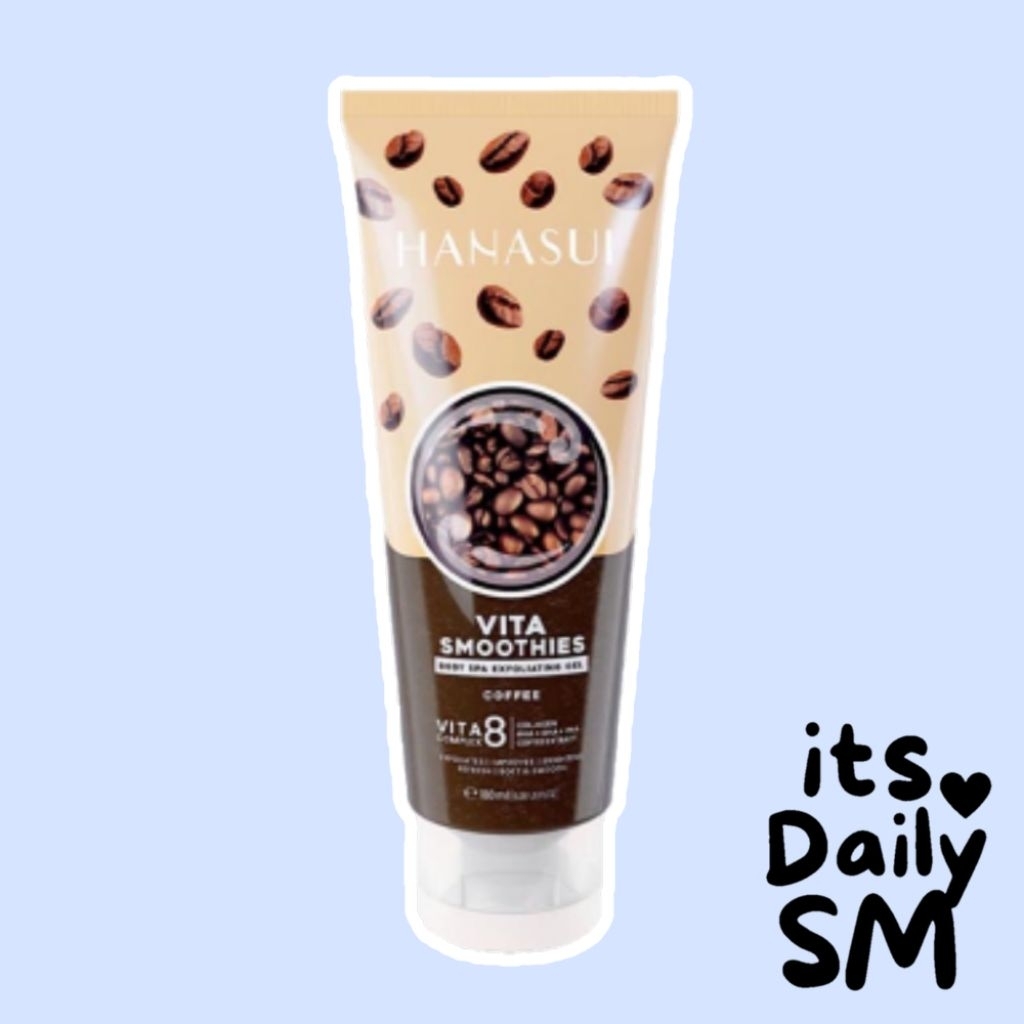 itsDailysm - HANASUI Vita Smoothies Body Spa Exfoliating Gel 180ml -  COFFEE ( Coklat ) | Peeling Ge