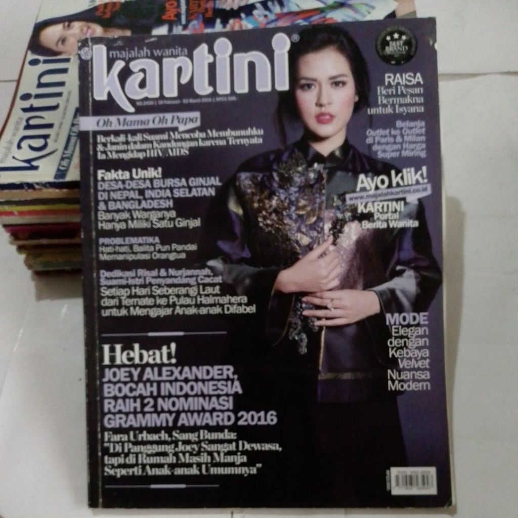MAJALAH KARTINI JOEY ALEXANDER BOCAH INDONESIA RAIH 2 NOMINASI GRAMMY AWARD 2016