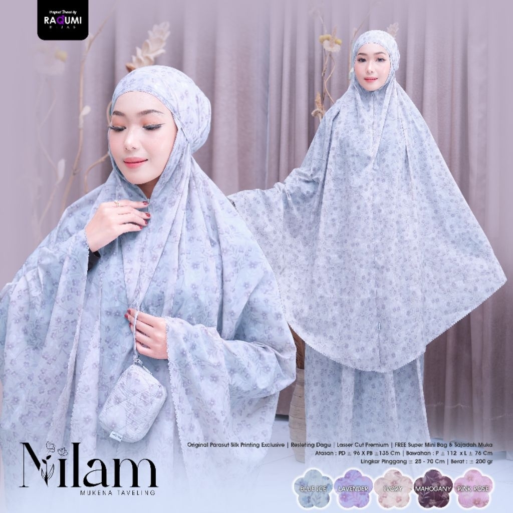 NILAM MUKENA TRAVELING ORI RAQUMI HIJAB