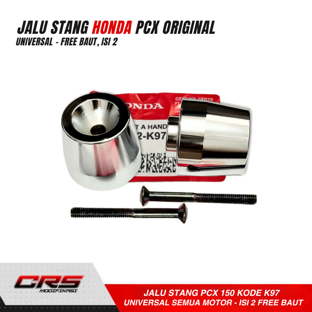 Jalu Bandul Stang PCX 150 Original 53102 K97 T00 Chrome Weight Jalu Pcx vario Universal Vario Beat