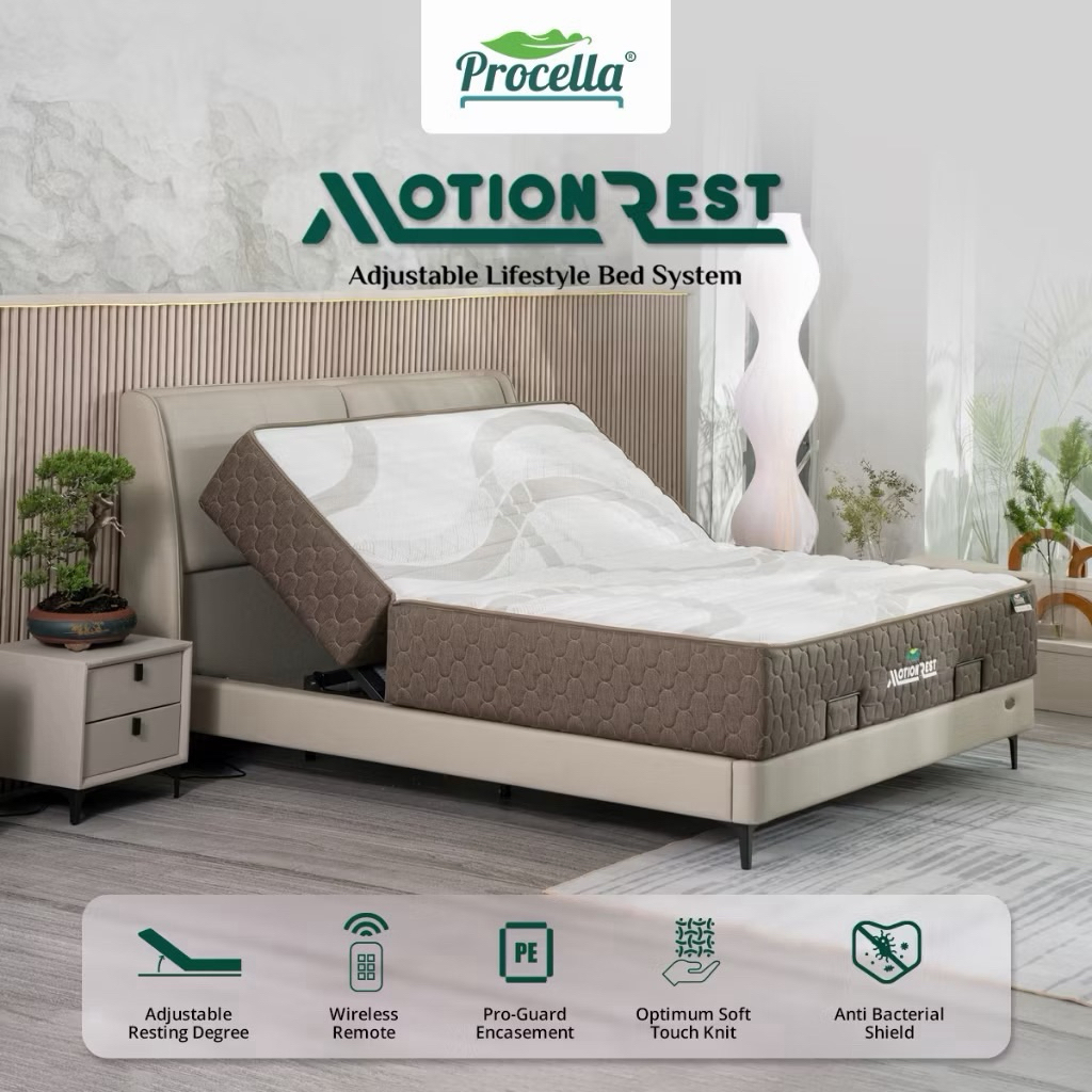 PROCELLA Motion Rest Lifestyle Springbed Elektrik FREE ONGKIR
