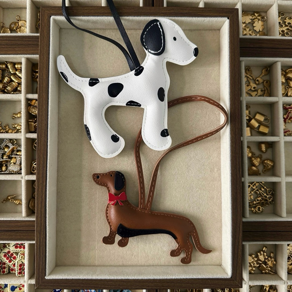Louisë // Limited Edition Dachshund & Dalmatian Dog Bag Charm