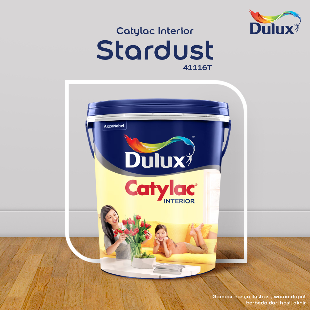 CAT TEMBOK STARDUST DULUX CATYLAC INTERIOR - 25KG 41116 CAT TEMBOK DULUX CATYLAC