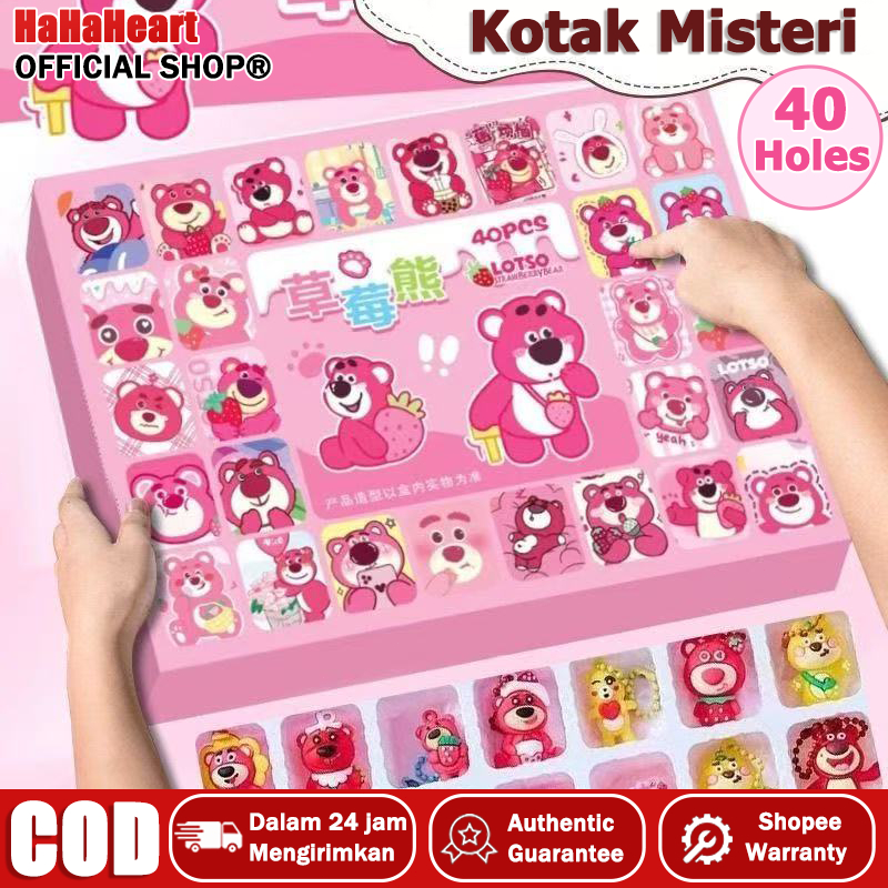 40 Holes Blind Box Keychains Random Surprise Lucky Hadiah / Gantungan Kunci Lotso Blind Box