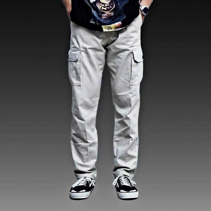 Celana Cargo Panjang Pria American Drill Premium