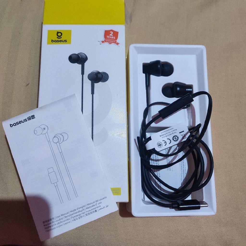 [Preloved] Baseus headset CZ11 type C