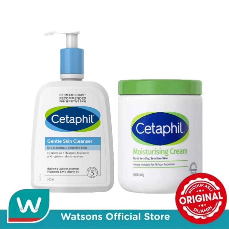 Cetaphil Moisturising Cream 550gr | Cetaphil GENTLE SKIN CLEANSER 500ML