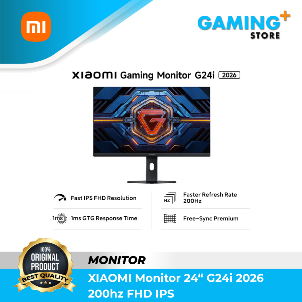 Monitor Xiaomi Gaming G24i / G27i / G Pro 27i / G27Qi 2026 IPS FHD Garansi Resmi