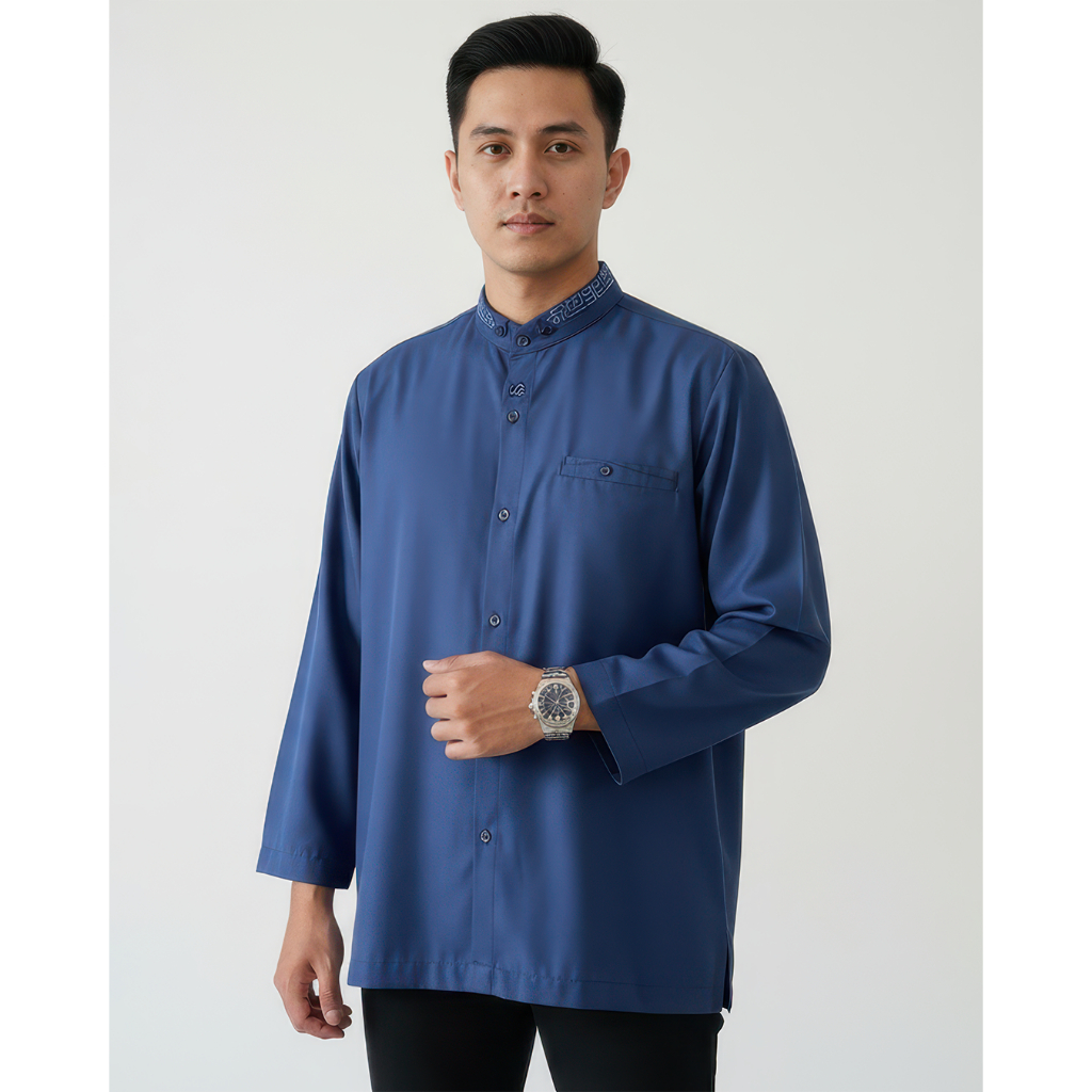 Rabbani - Kemeja Koko Muslim Pria Lengan Panjang Dewasa Daiyan