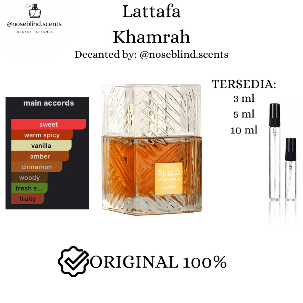 DECANT Lattafa Khamrah