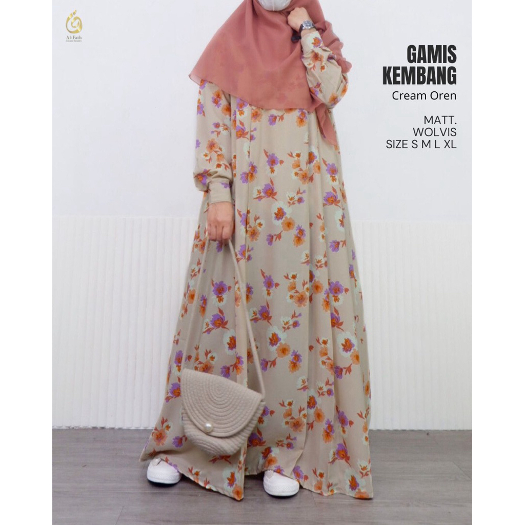 gamis kembang | abaya motif | gamis motif by alfath