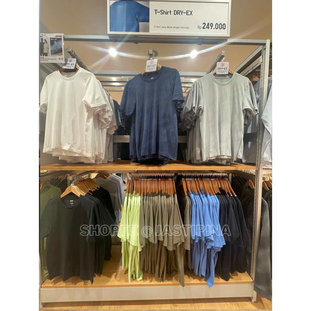 T Shirt DRY EX Pria UNIQLO JASTIP