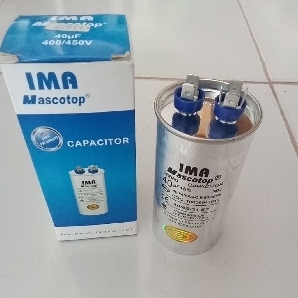 capasitor AC 40uf Ima mascotop