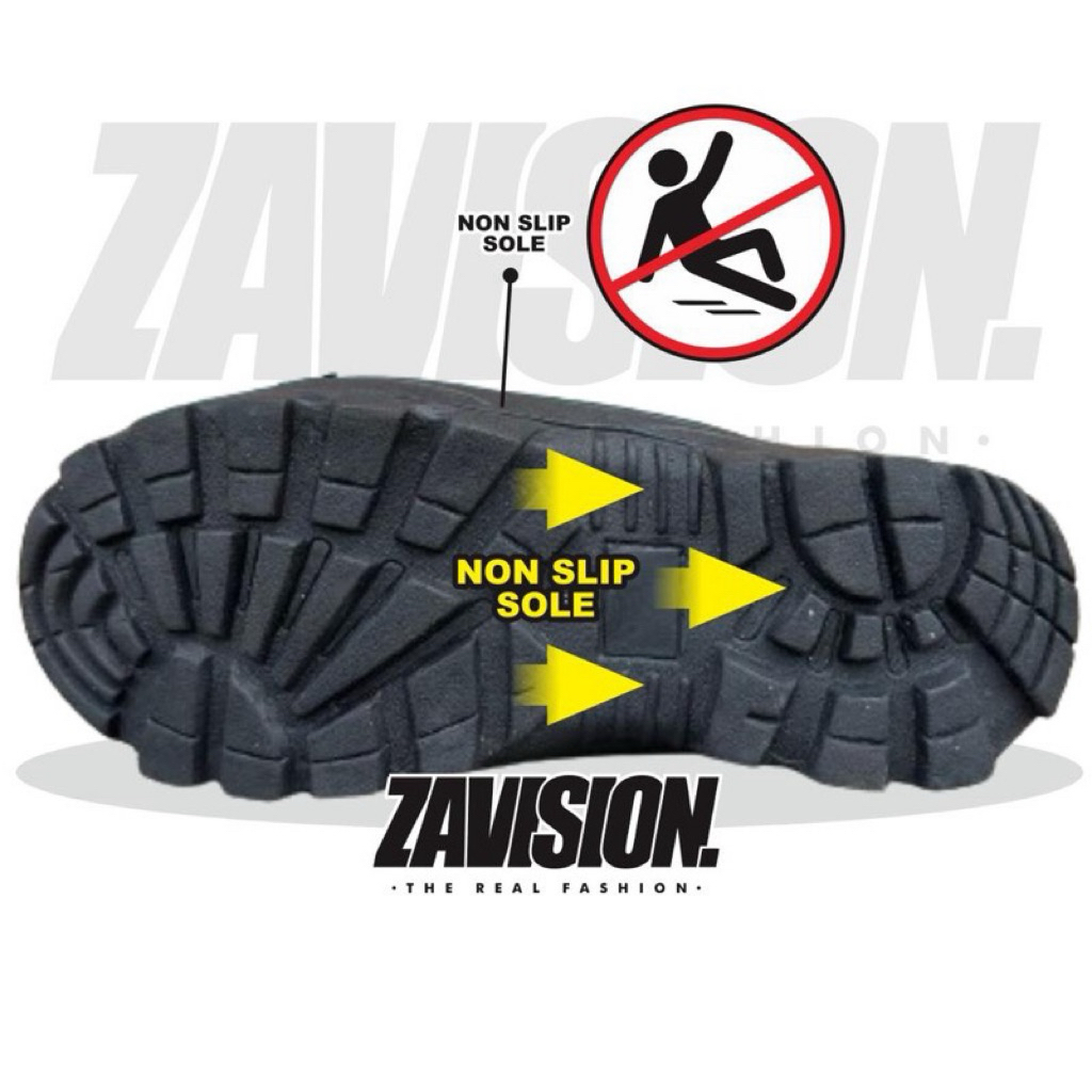 CUCI GUDANG ZAVISION sepatu safety ujung besi sepatu hiking gunung sepatu trail run kekinian