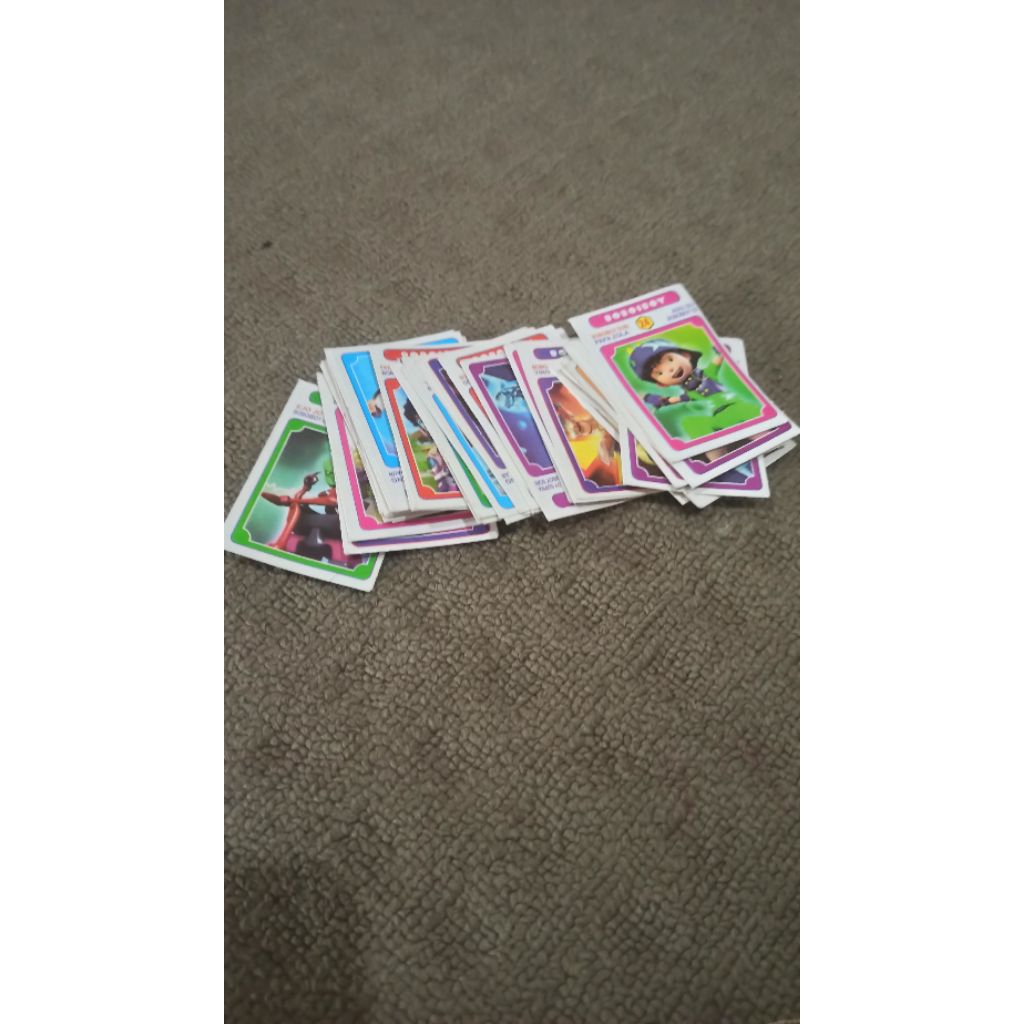 kartu gambaran boboiboy preloved