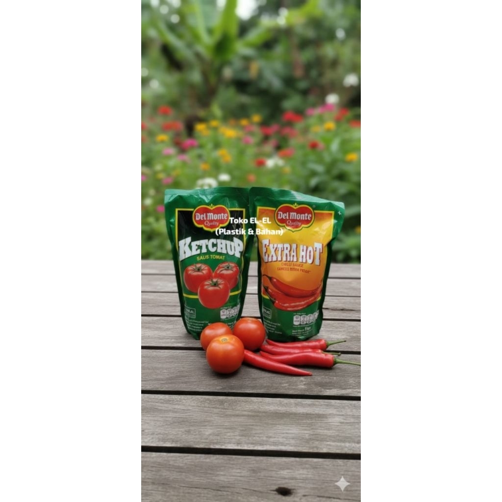 Saus Delmonte Extra Hot / Saus Delmonte Tomat / Saus Cabe/ Saus Tomat / Saos 1kg