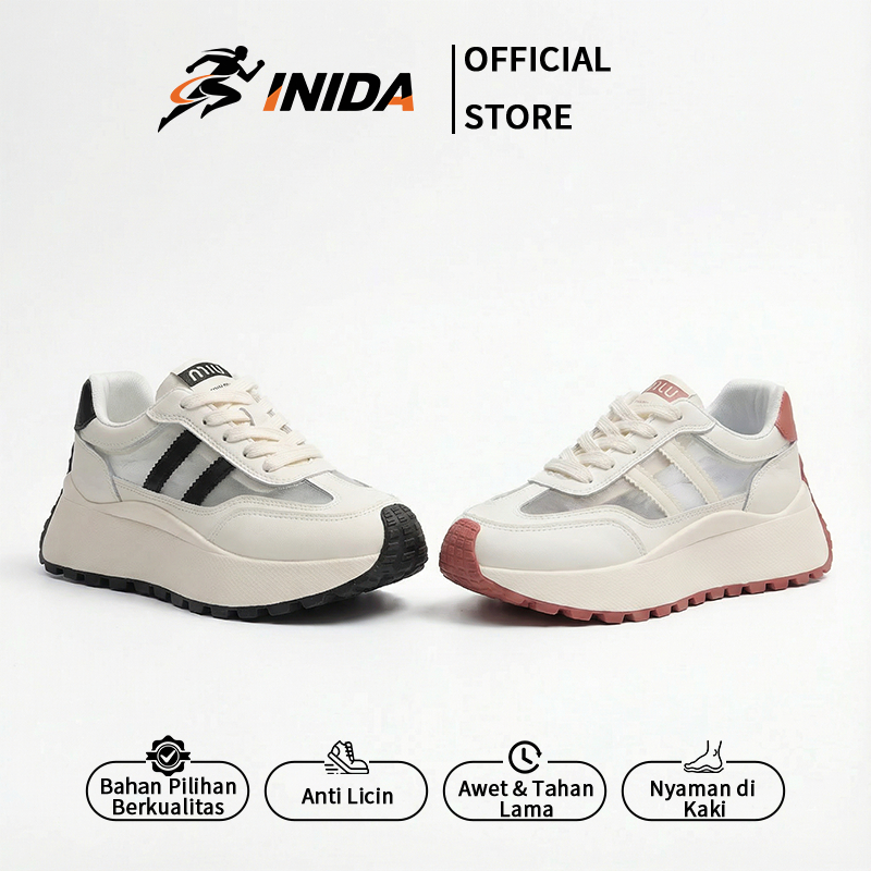 Wanita Tinggi 5/10cm Sepatu Sneakers