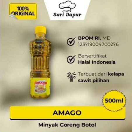 AMAGO Minyak Goreng Botol 500ml