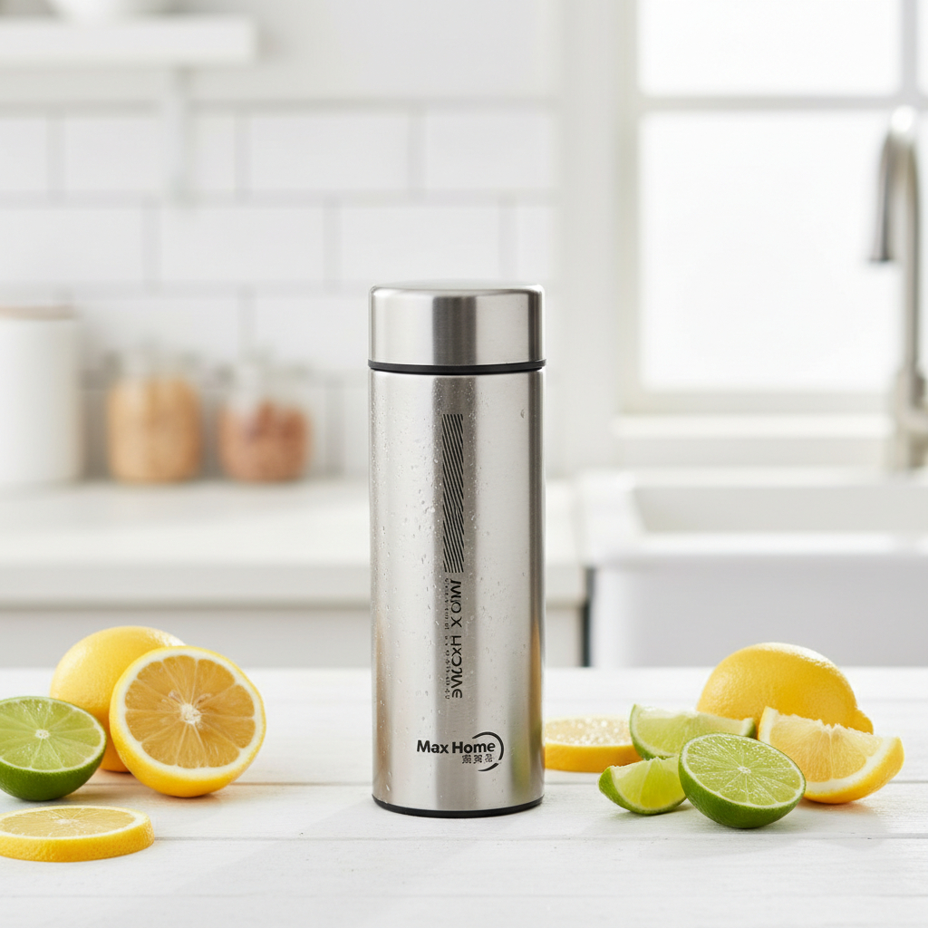 Botol Minum Stianles HC-8059 Botol Minum Tahan Panas DIngin Anti Tumpah