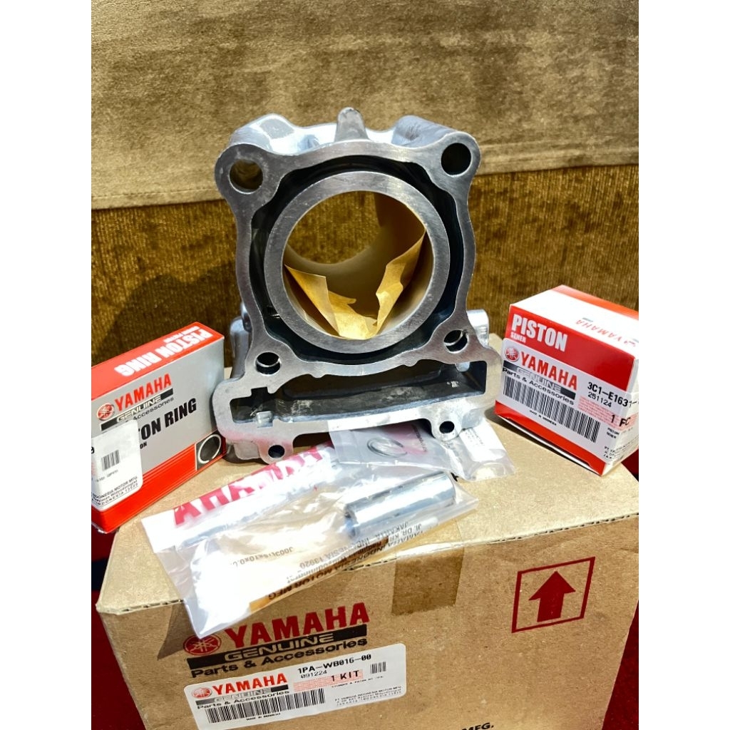 ORIGINAL YAMAHA BLOK SEHER PISTON RING KOMPLIT VIXION OLD, VIXION NEW, NVL, R15, MX135